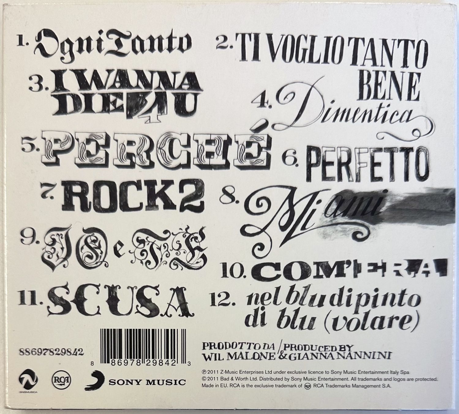 CD: Gianna Nannini – Io E Te – Usato da Martigny venduto da jereq 1