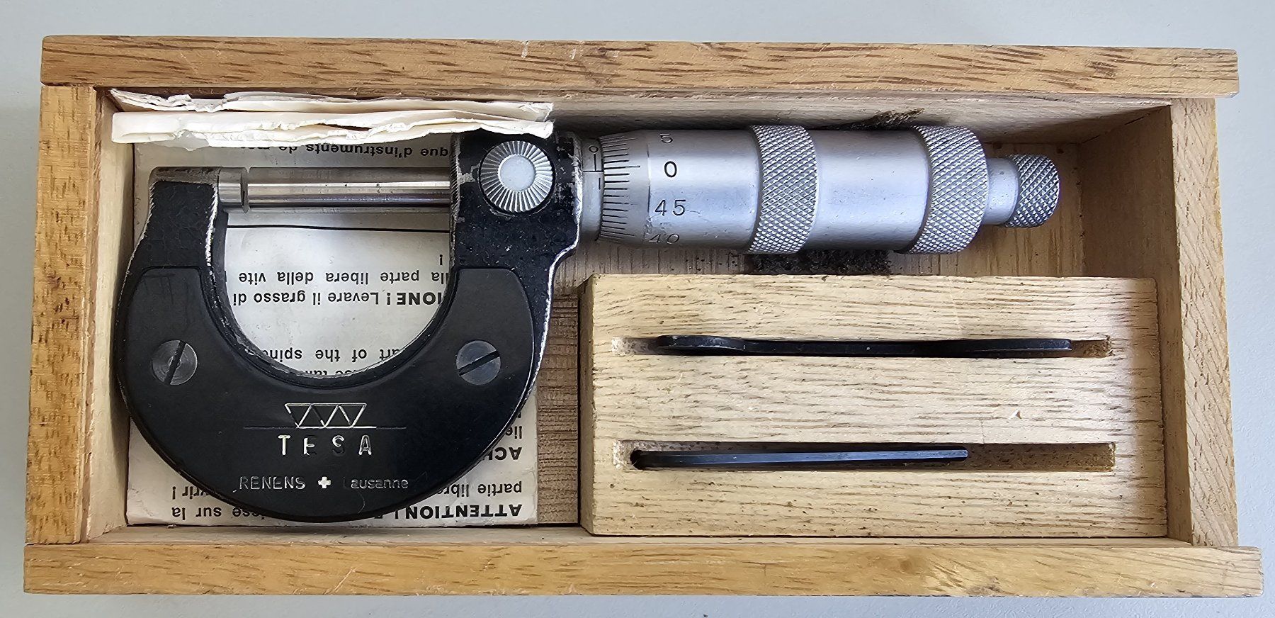 Tesa Misurare: Mikrometer Tesa mit Schrägteilung – Usato da Gümligen venduto da bea_cr2r 3