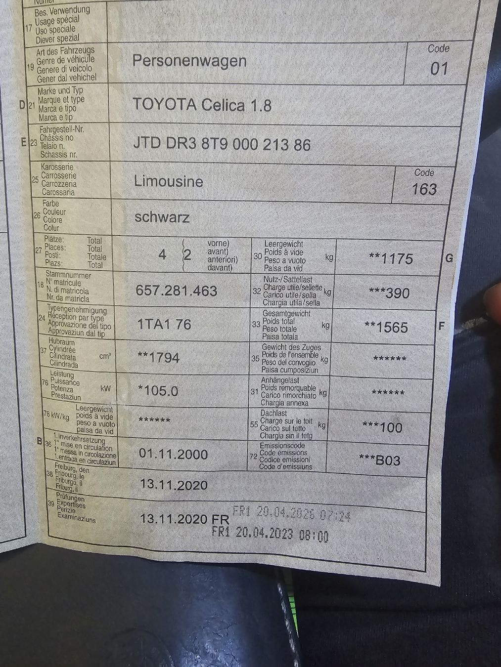 Toyota Automobili: Toyota Celica T23 – Usato da Lanzenhäusern venduto da mazda22389 5