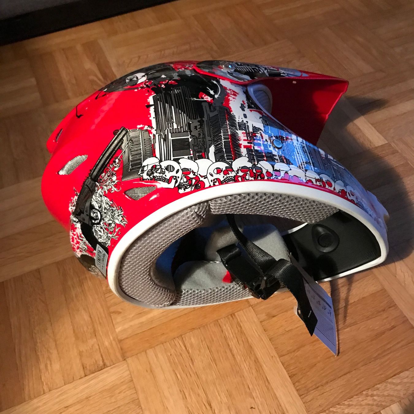 Caschi & visiere: Motocross Helm rot – Nuovo e nell'imballaggio originale da Bern venduto da kaefer555 3