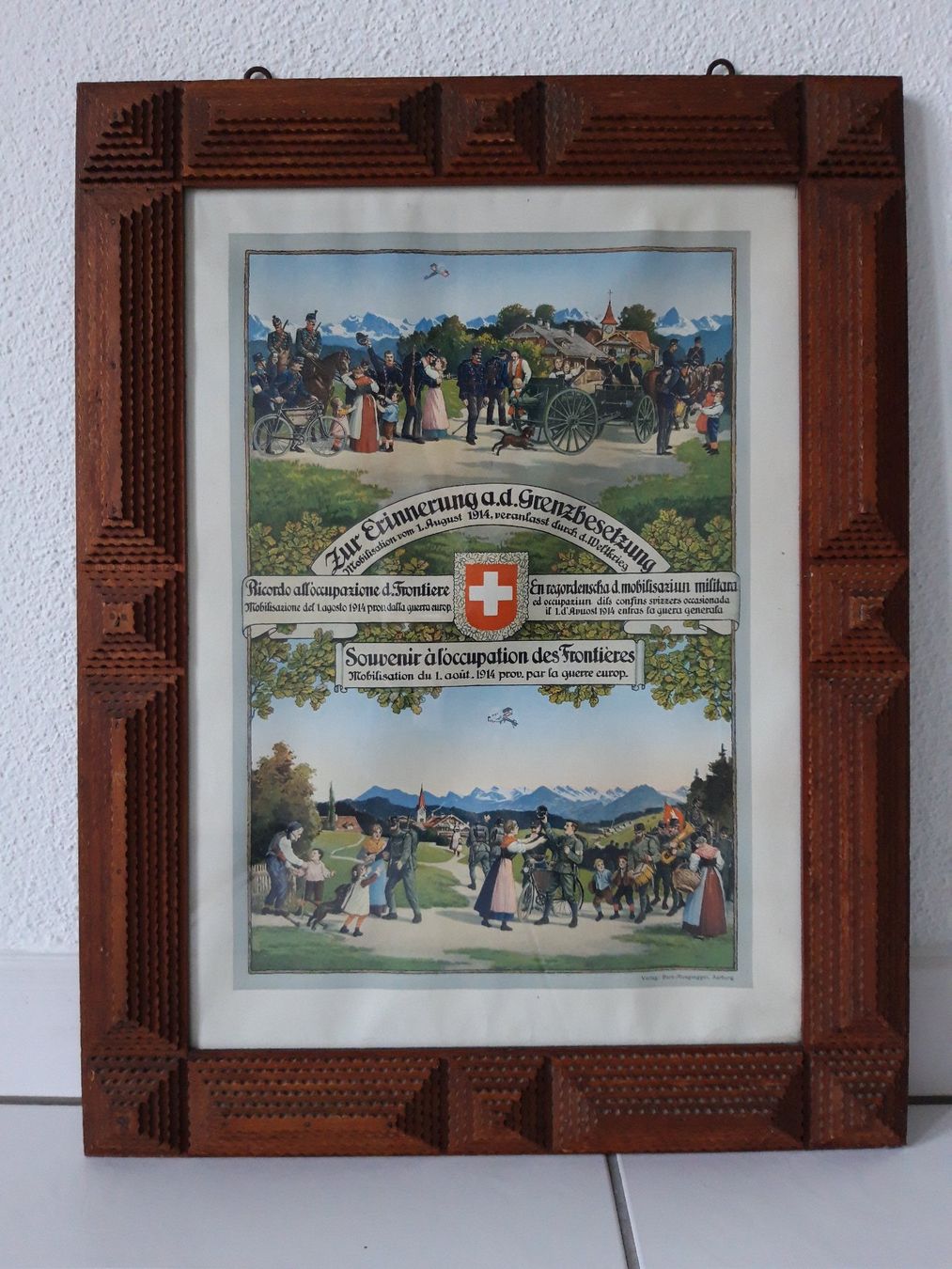 Foto & Immagini: Armee Bild, Mobilisation 1. August 1914 – Usato da Ebikon venduto da USO57