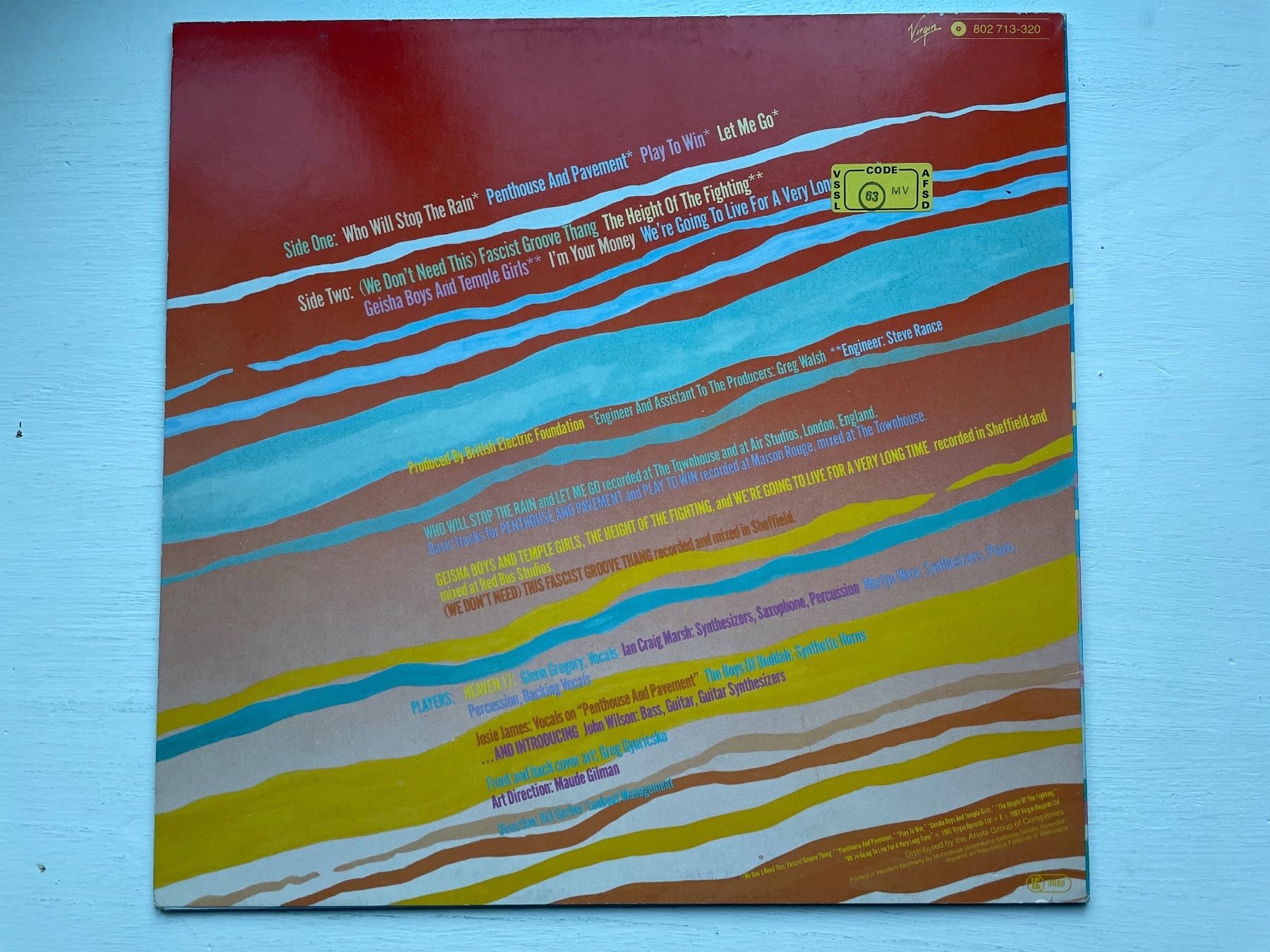 Dischi in vinile: Heaven 17 - Heaven 17 - LP, 1982 – Usato da Zürich venduto da Andy_t71 1