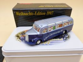 * SCHUHCO WEIHNACHT SET 1997 * MERCEDES BUS * MIT ZERTIFIKAT