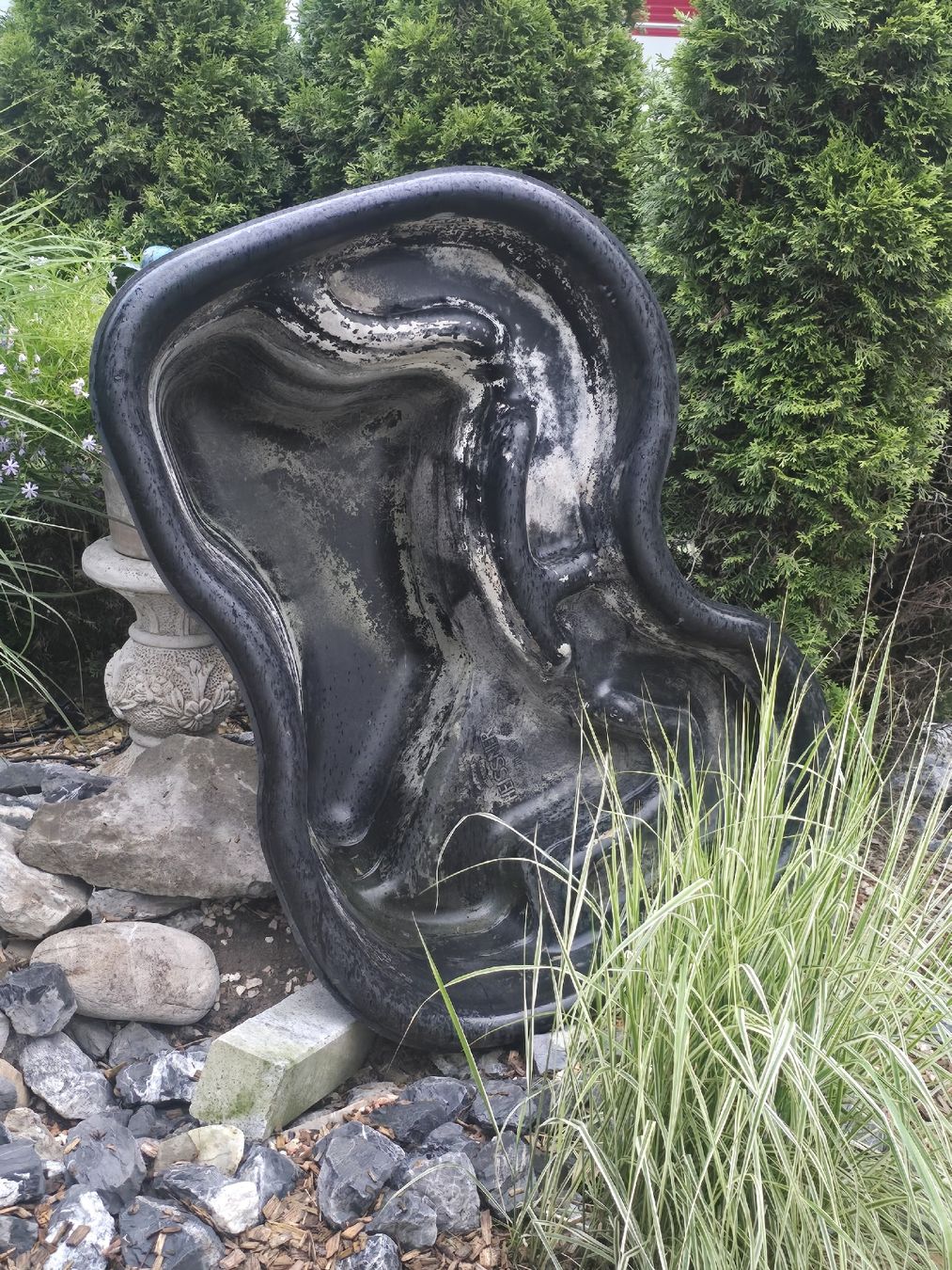 Stagni & Fontane ornamentali: Gartenteich-Form Teichbau 🐸 – Usato da Vorderthal venduto da Sducati