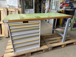 Lista Werkbank mit 7er Schubladenstock 175x80xh90cm