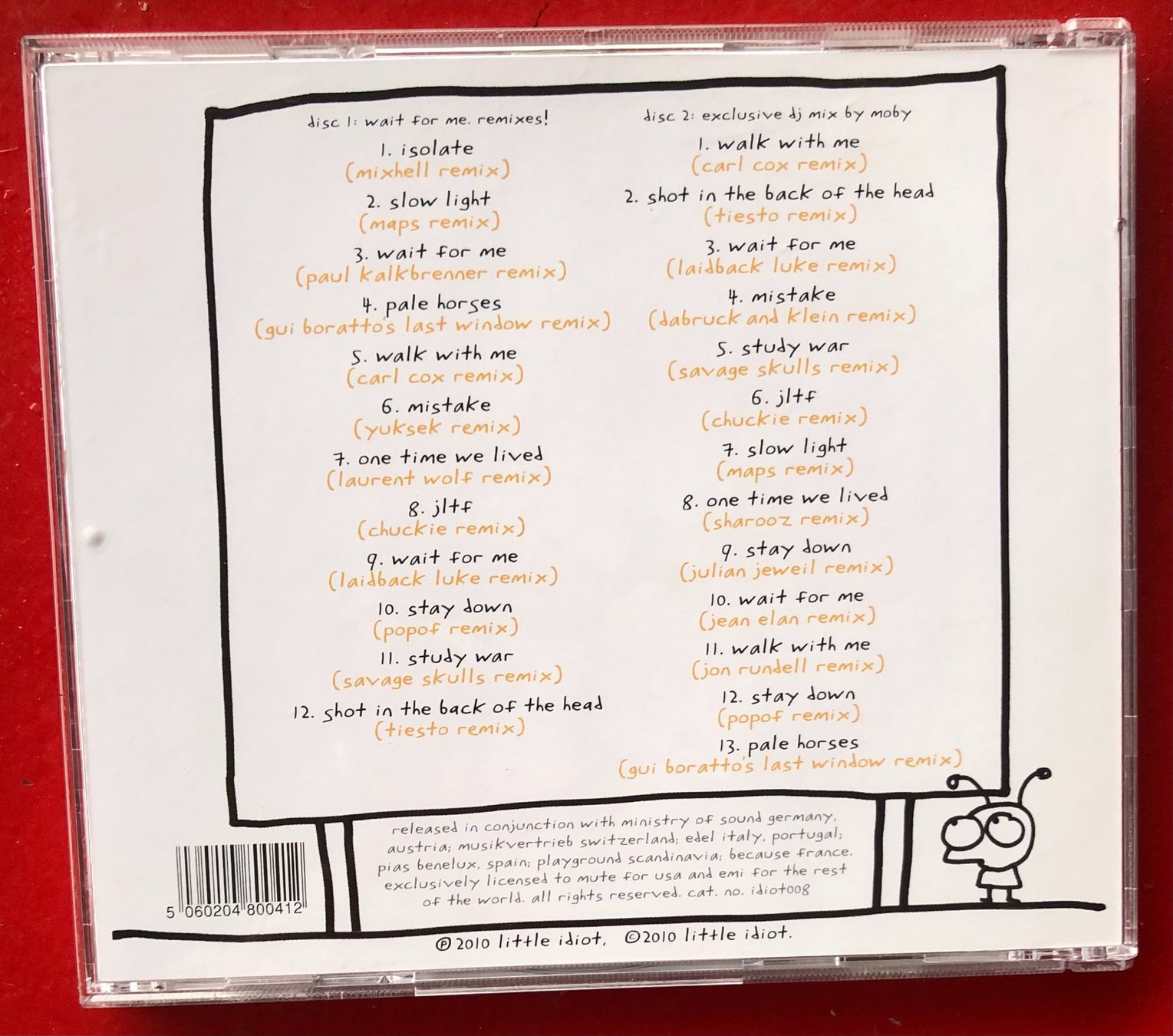 CD: Moby – Wait For Me. Remixes! 2CD,  Limited Edition – Usato da Luzern venduto da Schlafenicht00 1
