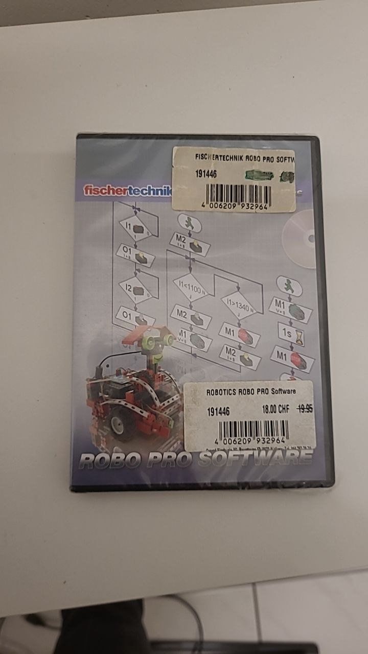 Fischer Baukästen: Neue FischerTechnik Robotics Robo Pro Software – Neu und originalverpackt aus Volketswil von CinziaVolki