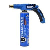 Lötlampen-Aufsatz mit Piezo+ Schraubventil+ Butan Gas 330gr.
