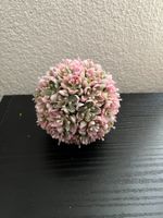 Künstliche Pflanze Kugel rosa Gruen