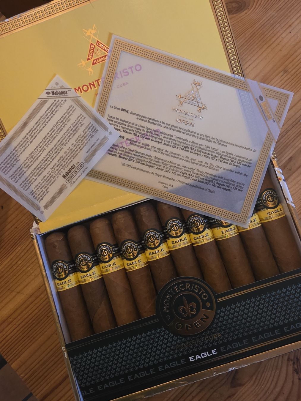 Montecristo Sigari: Original Montecristo Open Eagle, 20 Zigarren – Nuovo (secondo la descrizione) da Pratteln venduto da PrepperShepherd 1