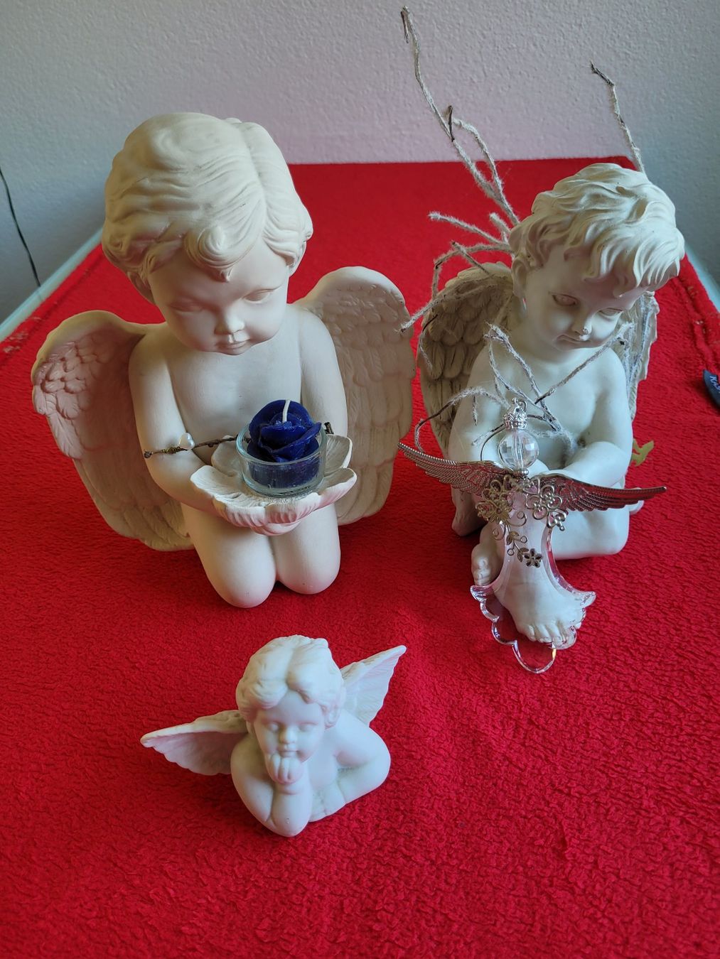 Statuette: 4 er Set Engel Figuren. – Nuovo (secondo la descrizione) da Hagendorn venduto da hagendorna 1