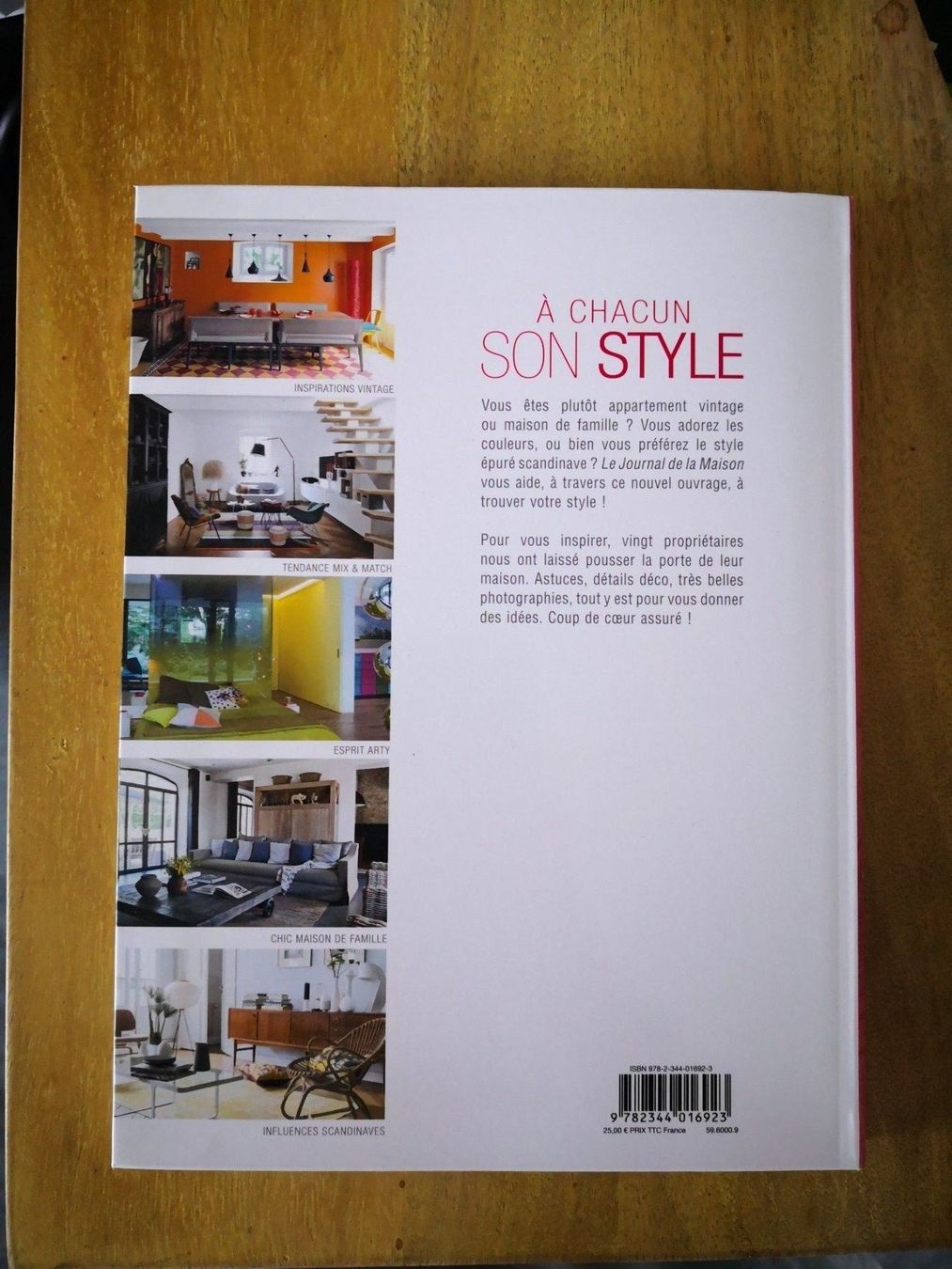Libri: A chacun son style / journal de la maison – Usato da Engollon venduto da Winters91 1