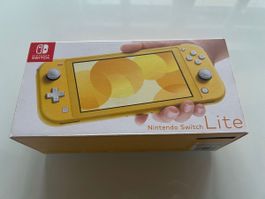 Nintendo Switch Lite Konsole gelb mit Tasche gebraucht