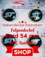 Ford ST Nabendeckel Nabenkappen Felgendeckel 54 mm Neu