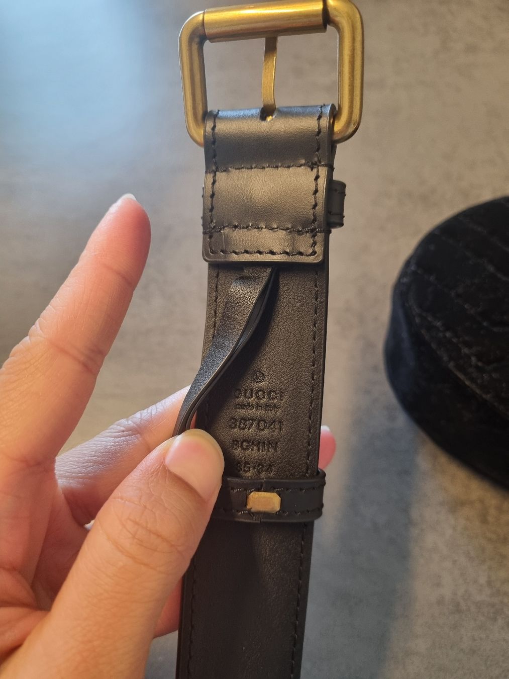 Gucci Borse da donna: Gucci Gürteltasche Marmont Samt Schwarz – Usato da Horw venduto da sra_wt8j 6