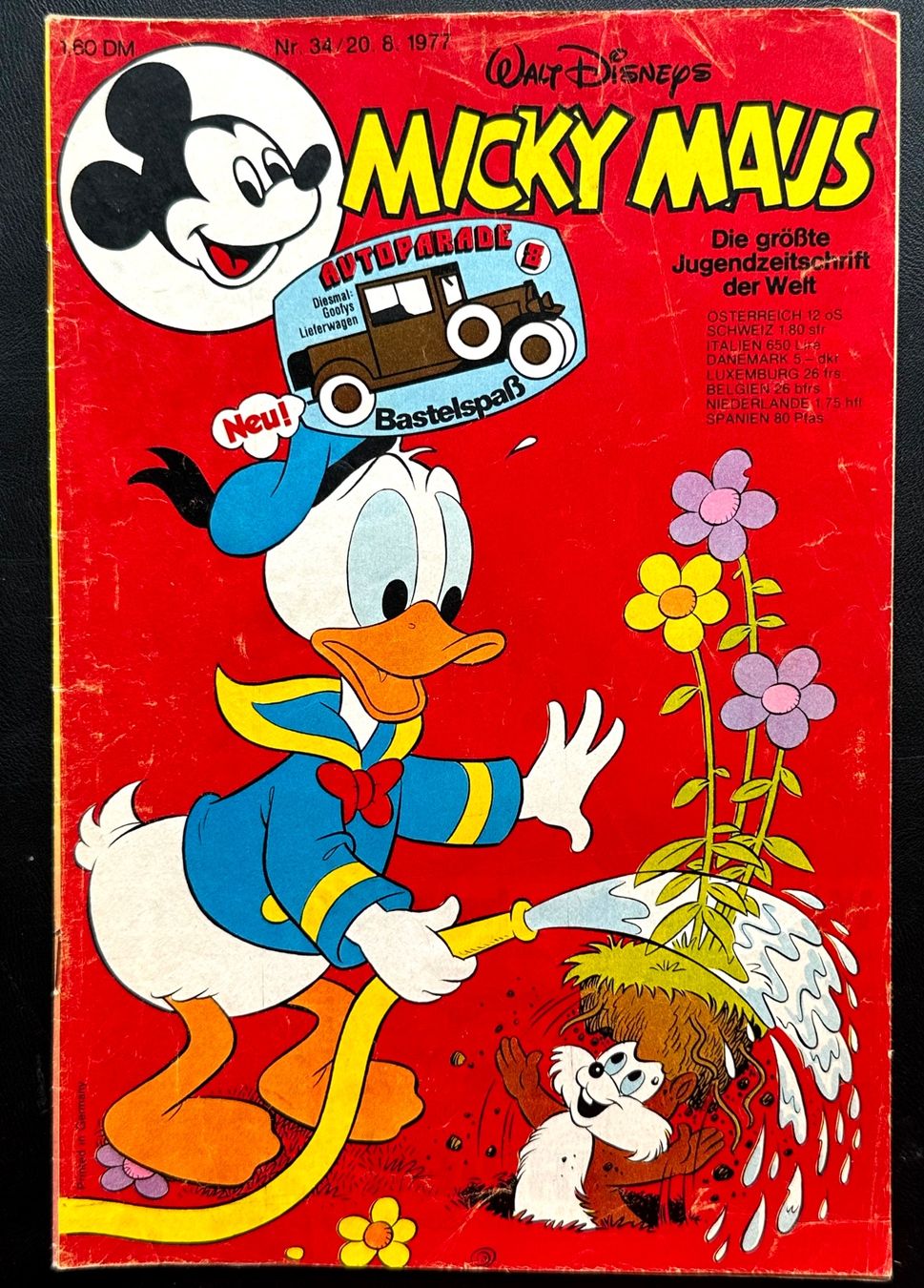 Comics: Mickey Maus Nr. 34  20.8.1977 – Gebraucht aus Seltisberg von quadartswiss