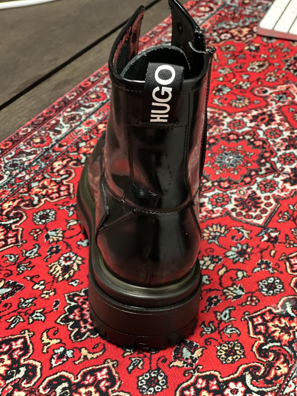 Hugo Boss Scarpe da donna: Hugo Damen Alpha Bootie-C Combat Boots Gr 39 – Nuovo (secondo la descrizione) da Morschach venduto da alexger 4
