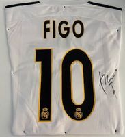 Maglia Real Madrid,  Luis Figo 10, Autografata + COA