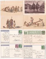 25 Stk. Alte CH Ansichtskarten. PJ, Bundesfeier etc.