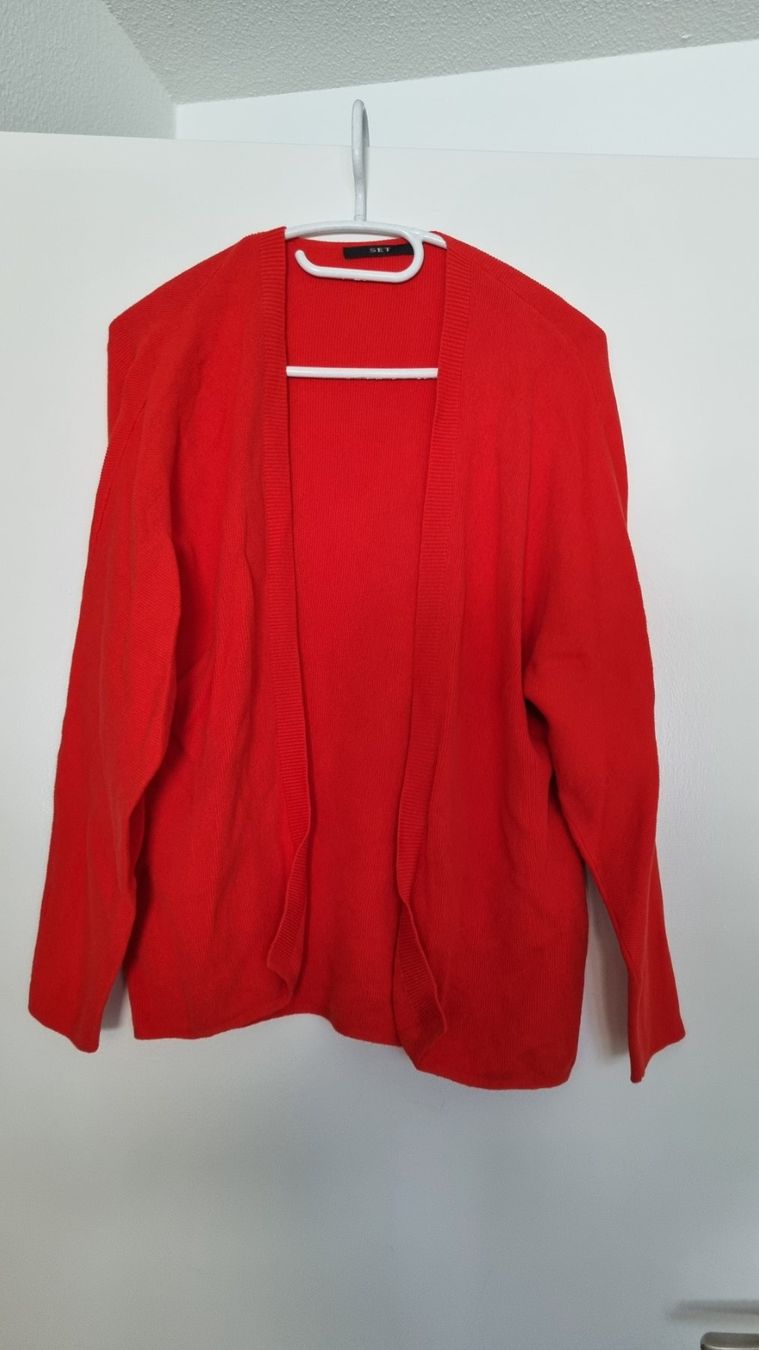 Giacche: Strickjacke rot von SET – Nuovo (secondo la descrizione) da Meilen venduto da lisma29