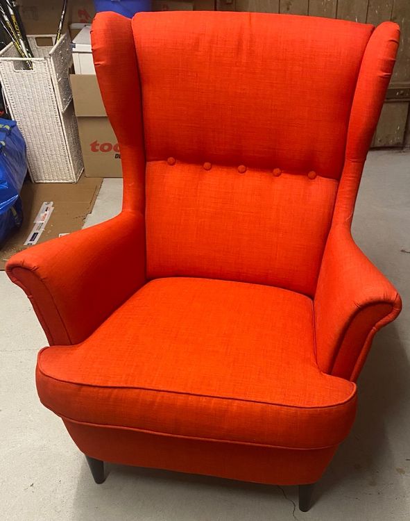 IKEA Sessel Strandmon rot Kaufen auf Ricardo