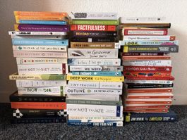 Grosse englische Büchersammlung (50+ Bücher, nur als Bundl)