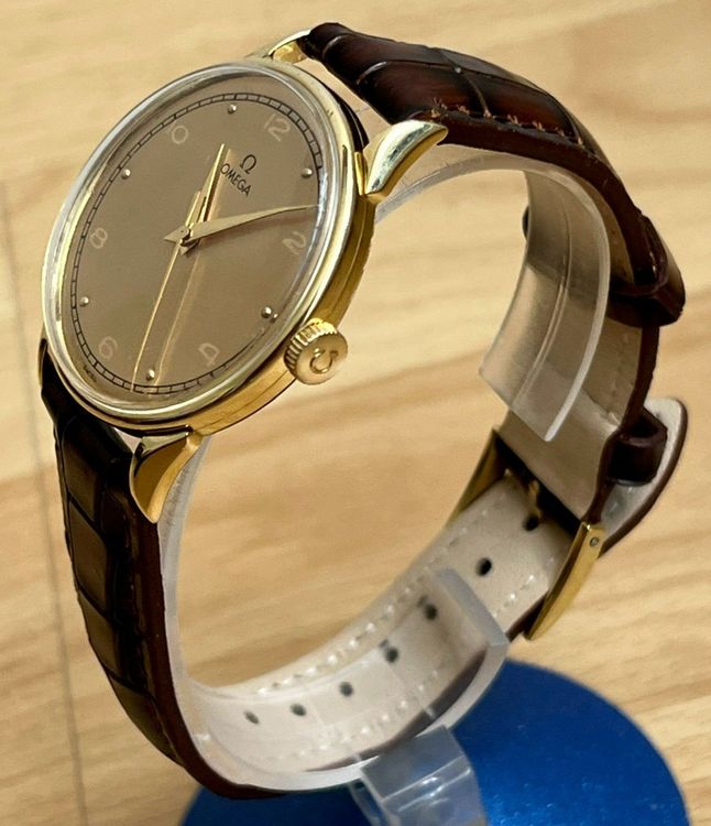 Omega Geneve Vollgold Uhr Herren Omega Geneve Automatik Vintage