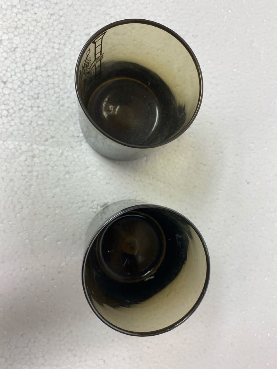Riedel Verres: 2 Kristallgläser Riedel mit Silberrand Austria – D'occasion à sursee par trilli-tralli 4