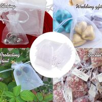 100x Organzasäckchen Hochzeit Saeckchen