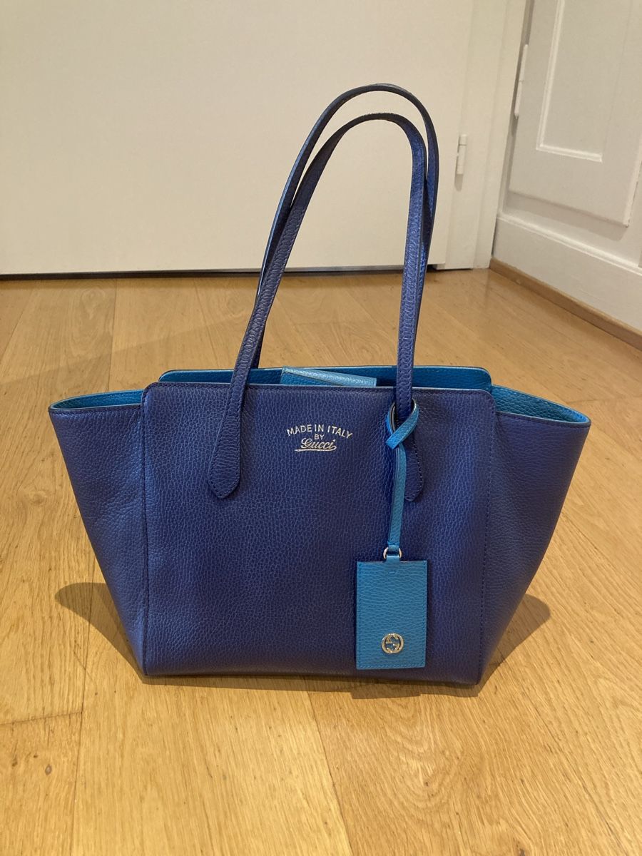 Gucci Borse da donna: Gucci Handtasche Navy Blau Turquoise Leder – Nuovo (secondo la descrizione) da Zürich venduto da ninaonthemarket 1
