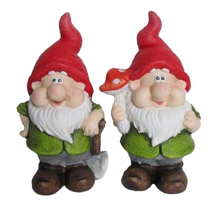 Alle Dekorationen: Gartenzwerg Terracotta 21 cm (2er Set) – Neu und originalverpackt aus Oensingen von Liquidations-Shop
