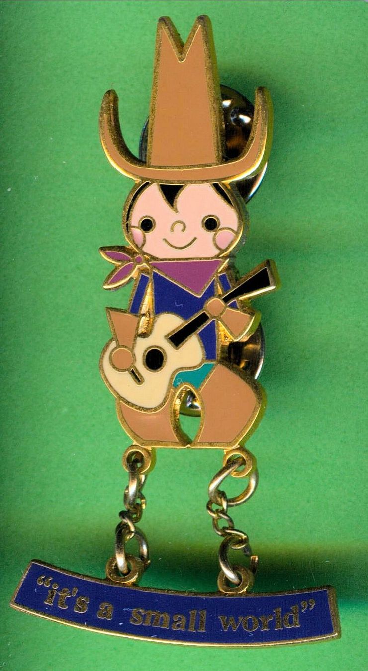 Disney Placchette & Badge: DISNEY  It's small world  AMERIKA – Usato da Winterthur venduto da Sammleroase