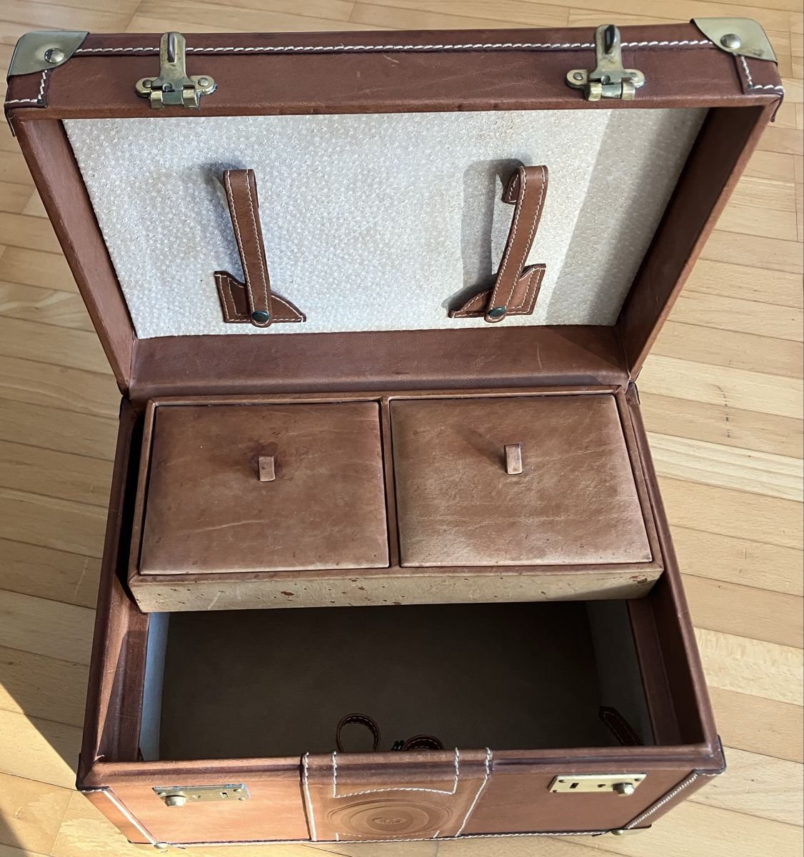 Valigie: Leder Pollini Beauty Case – Usato da Winterthur venduto da RoMaLitto 4