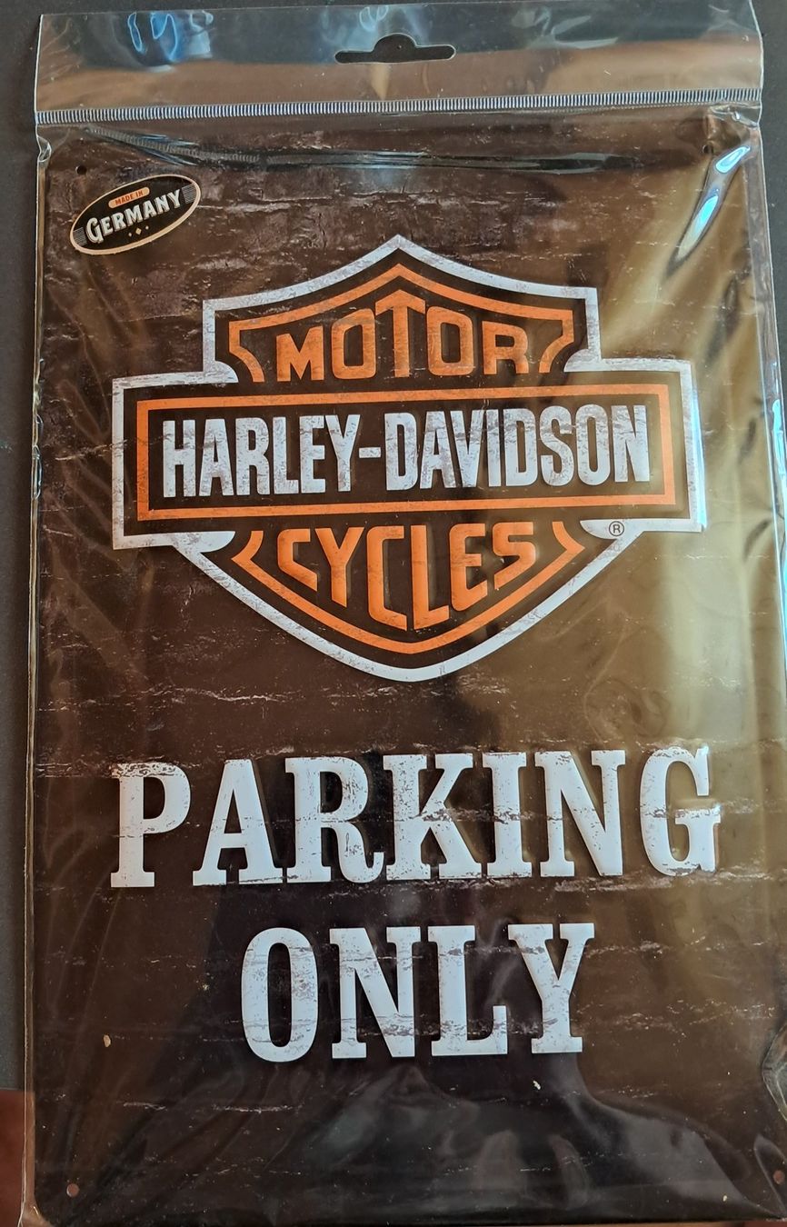 Harley-Davidson Insegne: Harley - Davidson Blechschild – Nuovo e nell'imballaggio originale da Wattwil venduto da Tiospaye