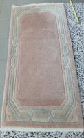 Schöner Orientteppich Nepal Tibet Wolle 155x75cm altrosa 