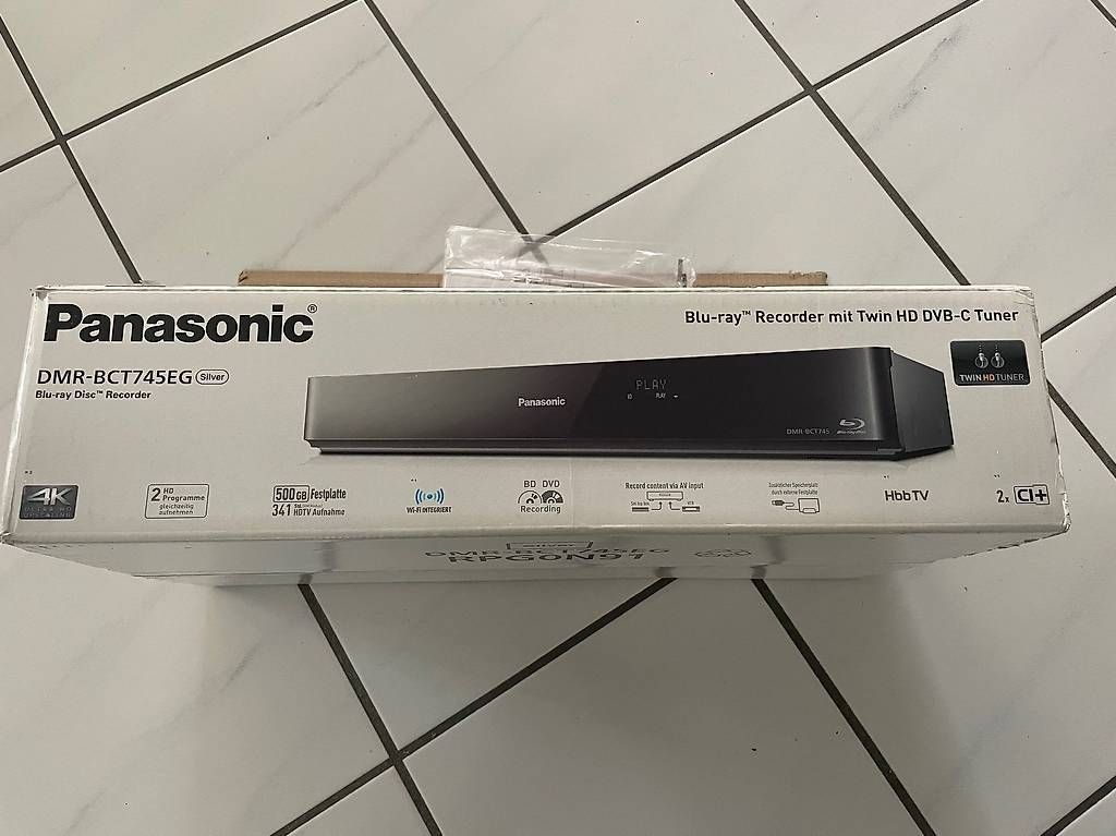Panasonic Lettore multimediale & Streamer: Panasonic DMR-BCT745EG Blu-ray Recorder – Nuovo e nell'imballaggio originale da Meggen venduto da heli_maesi 1