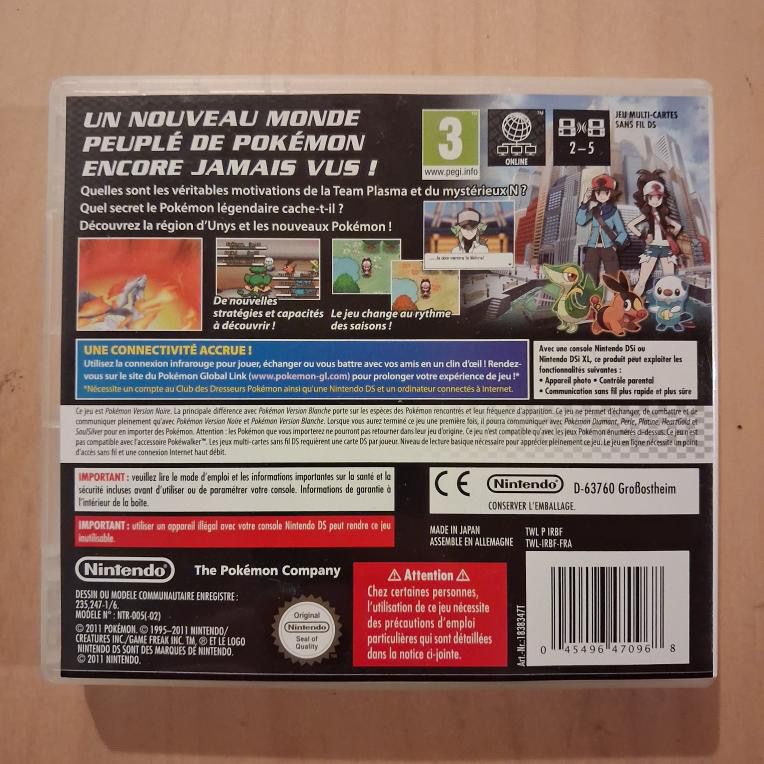 Pokémon Giochi: Pokémon Noire NINTENDO DS Complet – Usato da Gland venduto da Grenier_Swiss 1