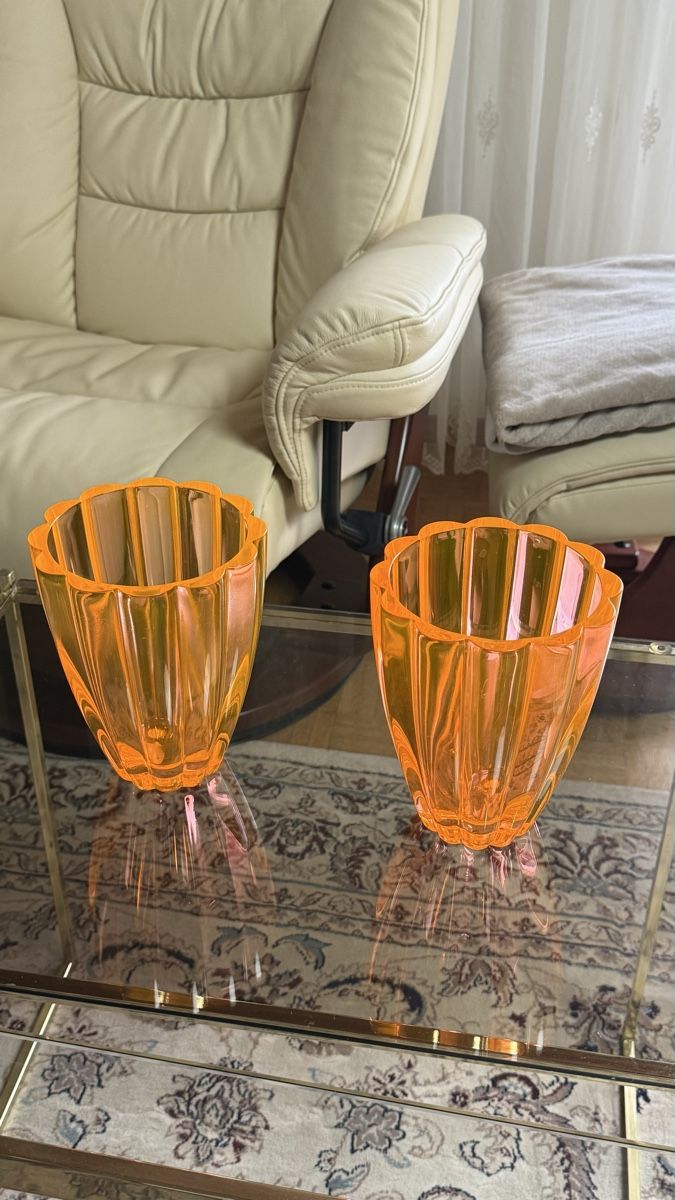 Vasi & Recipienti: Seltene Vase Orange Uranglas – Usato da Trasadingen venduto da Kaffee.mann 6
