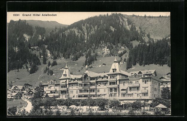 Ansichtskarten: AK Adelboden, Grand Hotel – Gebraucht aus Berlin von bartko-reher