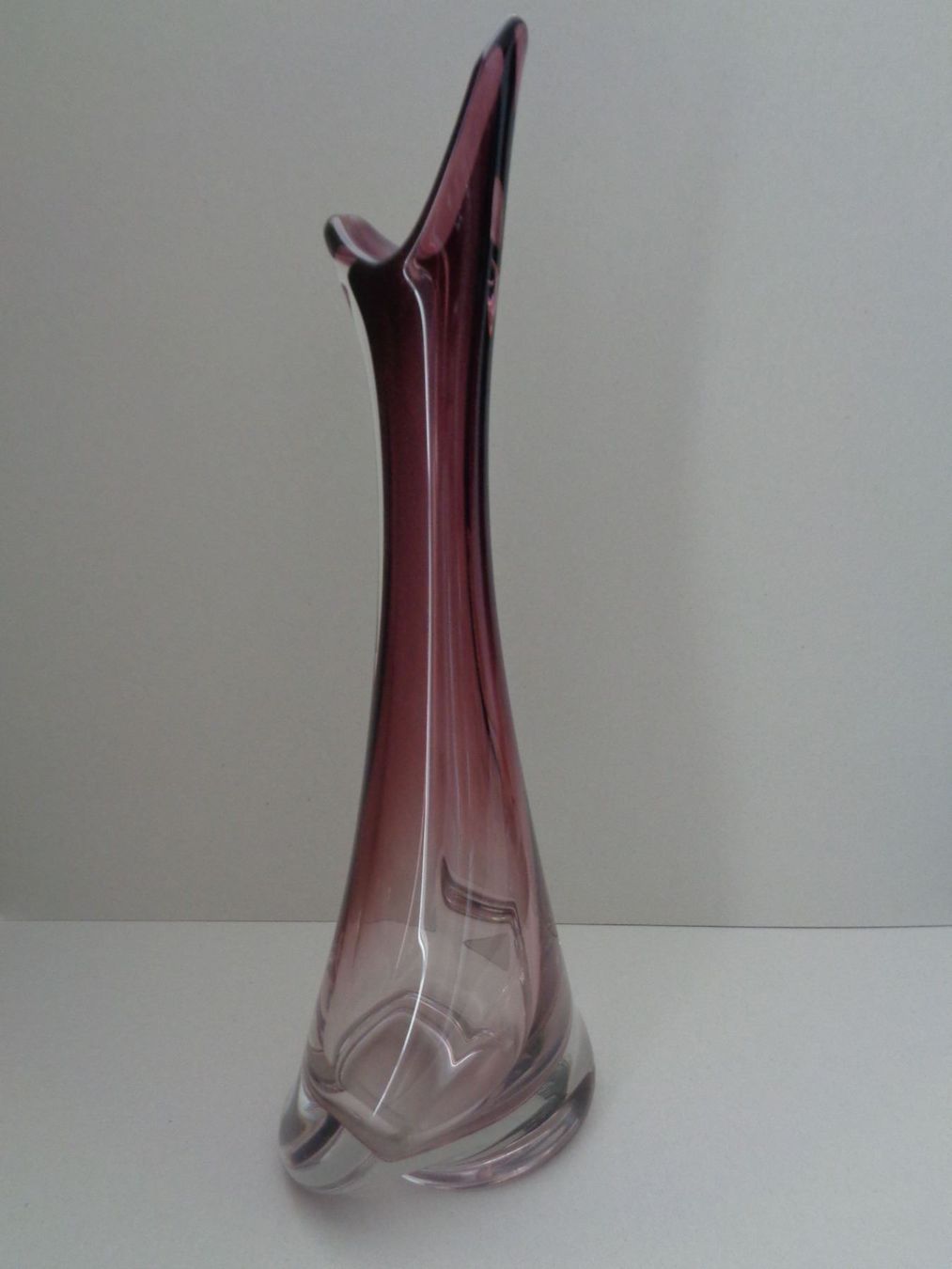 Vasen & Gefässe: Grosse schwere Glas-Vase aus Frankreich – Gebraucht aus Chur von omonia 1