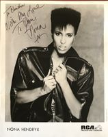 Nona Hendryx Autogramm signiert Foto 20x25cm Lady Marmalade