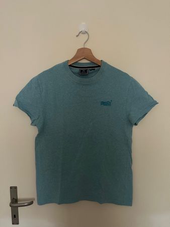T-Shirt Superdry Grösse S blau guter Zustand