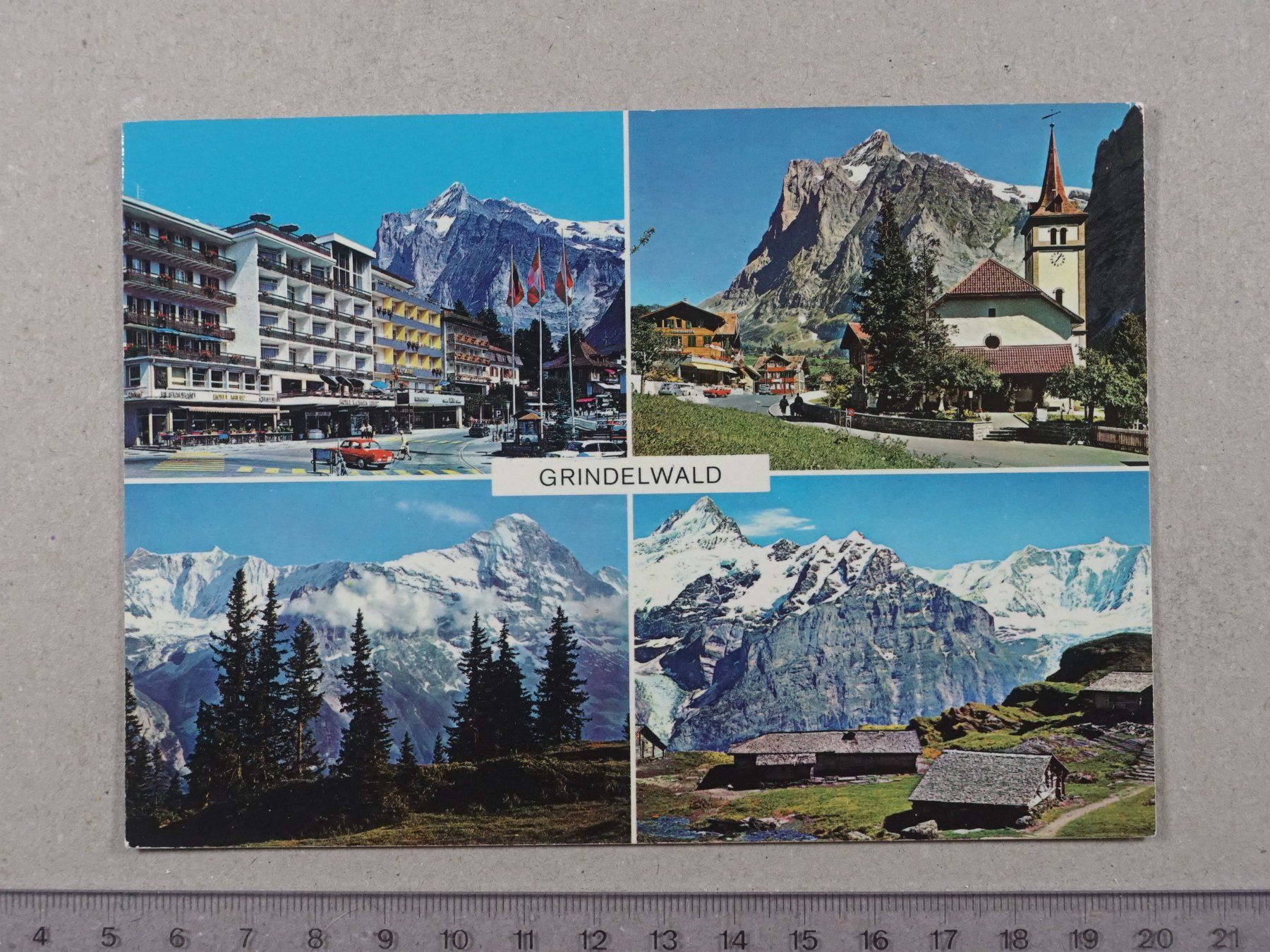 Cartoline postali: Grindelwald – Usato da Lenzburg venduto da fh1