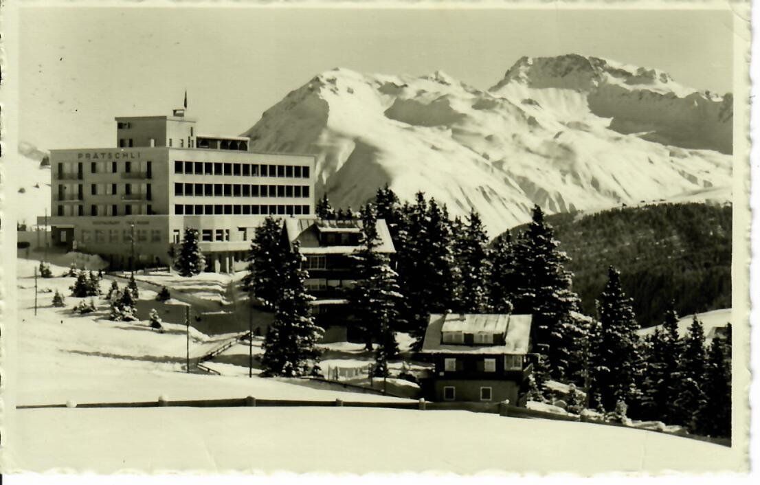 Cartoline postali: Arosa Berghotel Prätschli – Usato da Hochdorf venduto da Ziegel-16