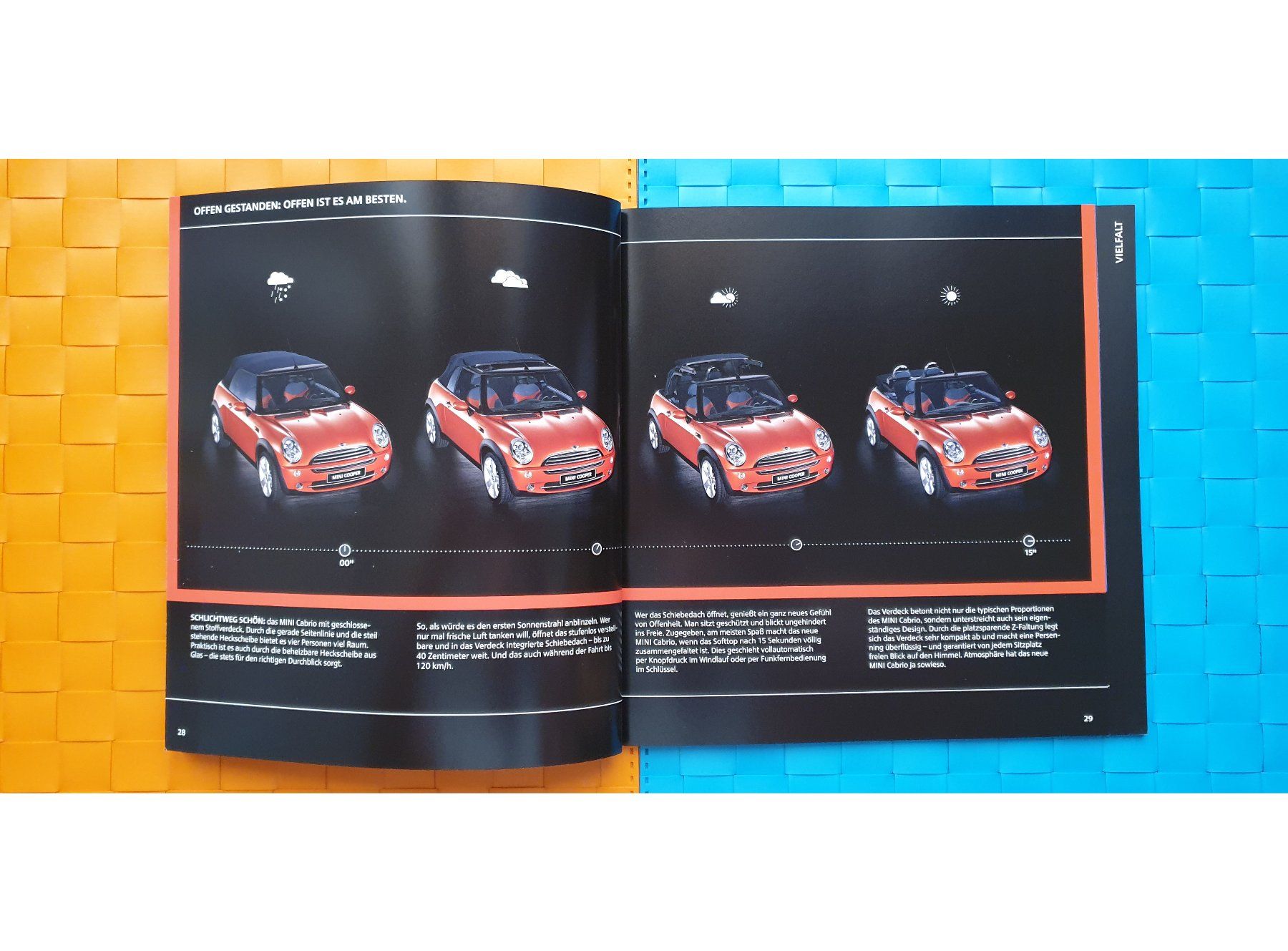 Riviste & Magazine: MINI CABRIO - ONE, COOPER S - 2005 - Prospekt / Katalog – Nuovo (secondo la descrizione) da Viganello venduto da CARLiteratur 5