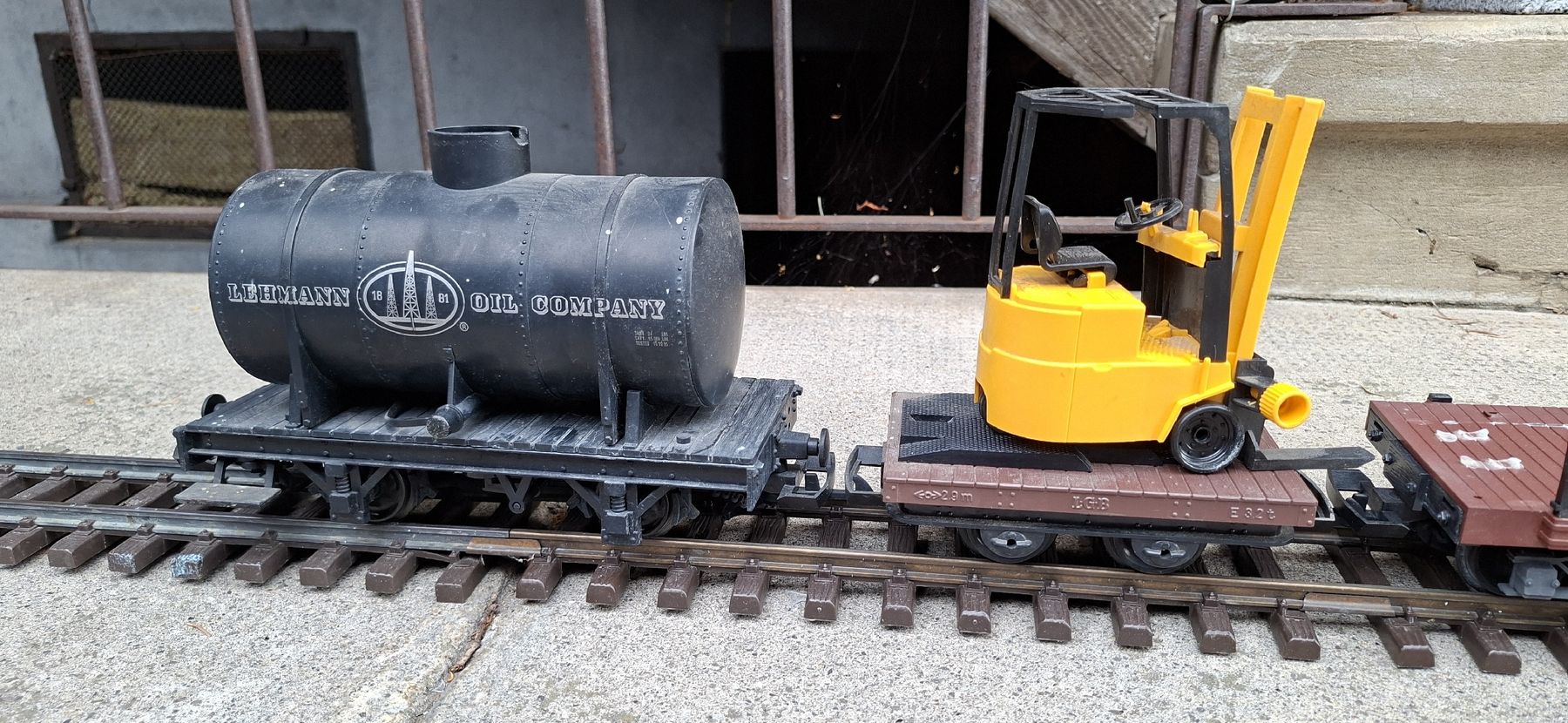 LGB Modellini di ferrovie: LGB Güterzug  7 Tlg. – Usato da Münsingen venduto da wd65 7