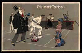Reklame für Continental-Tennisball, Ten
