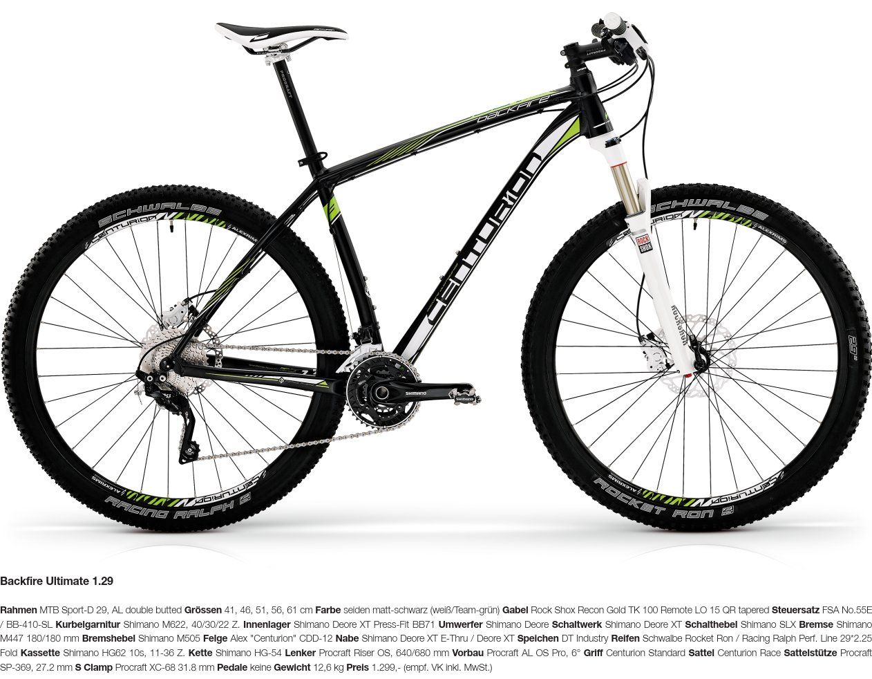 Velos: MTB Centurion Ultimate Backfire 1.29 – Defekt aus Lenggenwil von OmeRion 6