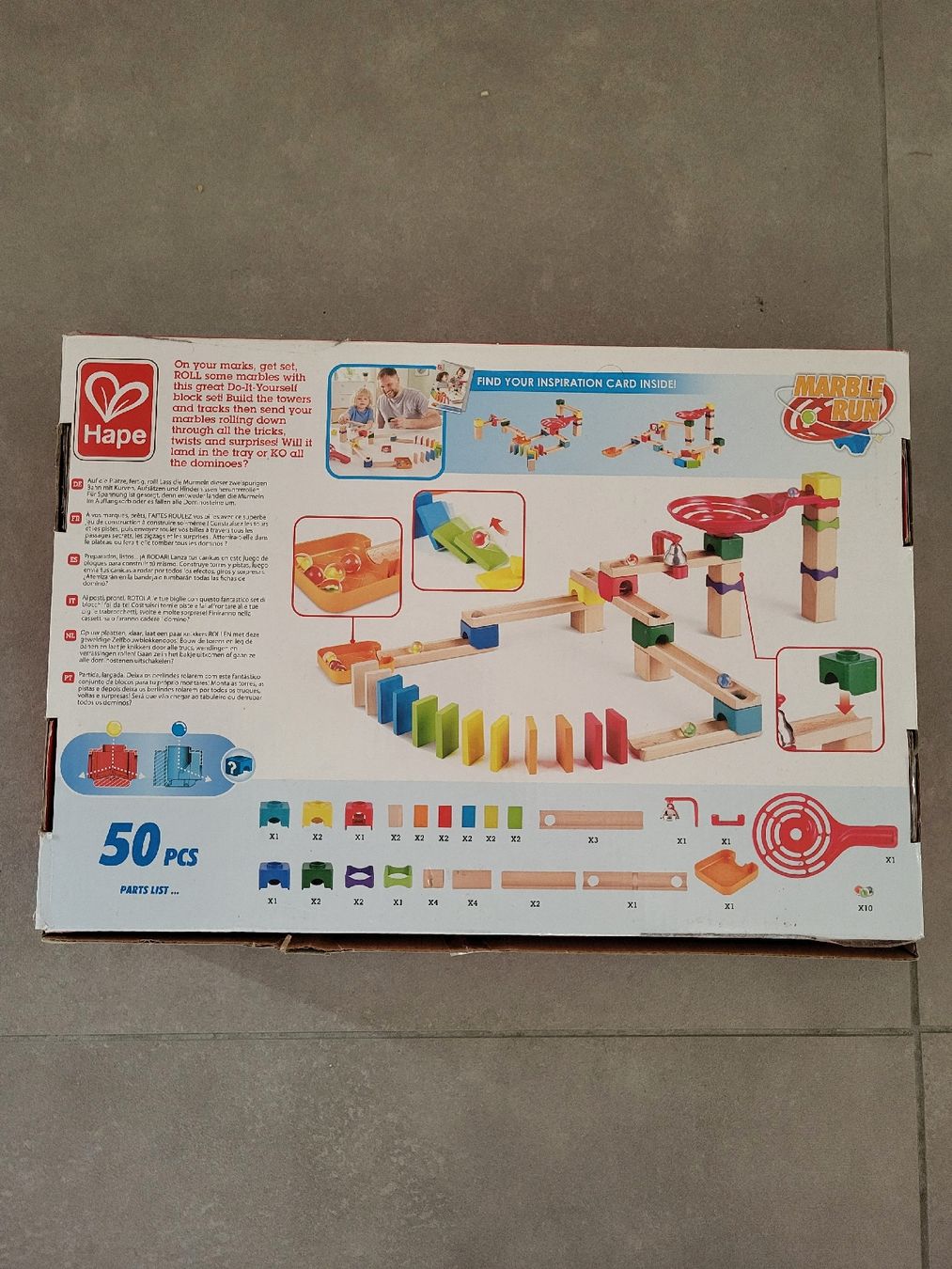 Hape Giocattoli: Hape Kugelbahn Crazy Roller Stack Track 46tlg. – Nuovo (secondo la descrizione) da Biel/Bienne venduto da Aare5 3