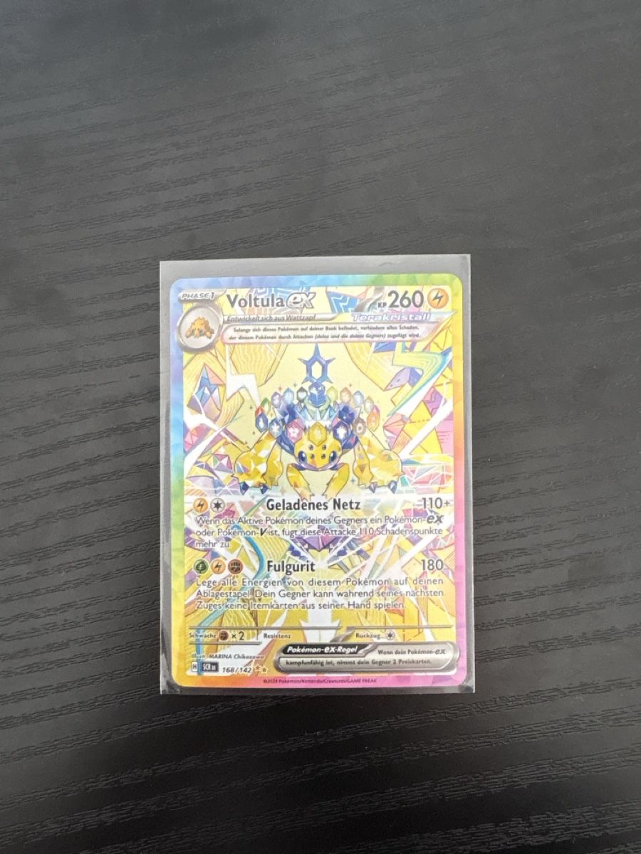 Pokémon Carte collezionabili: Pokemon - Voltula ex - SCR - DE - 168/142 – Nuovo (secondo la descrizione) da Wettingen venduto da Dario914